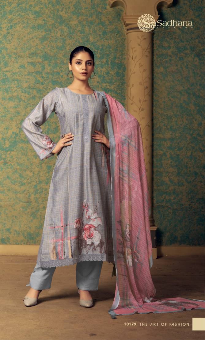 Ahaana By Sadhana Muslin Silk Digital Printed Salwar Kameez Wholesale Price In Surat